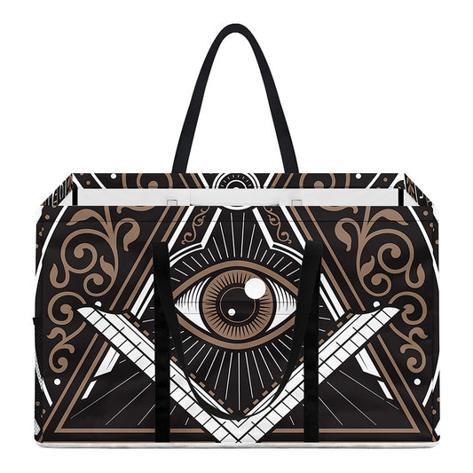 All Seeing Eye Symbol Print Utility Tote Bag