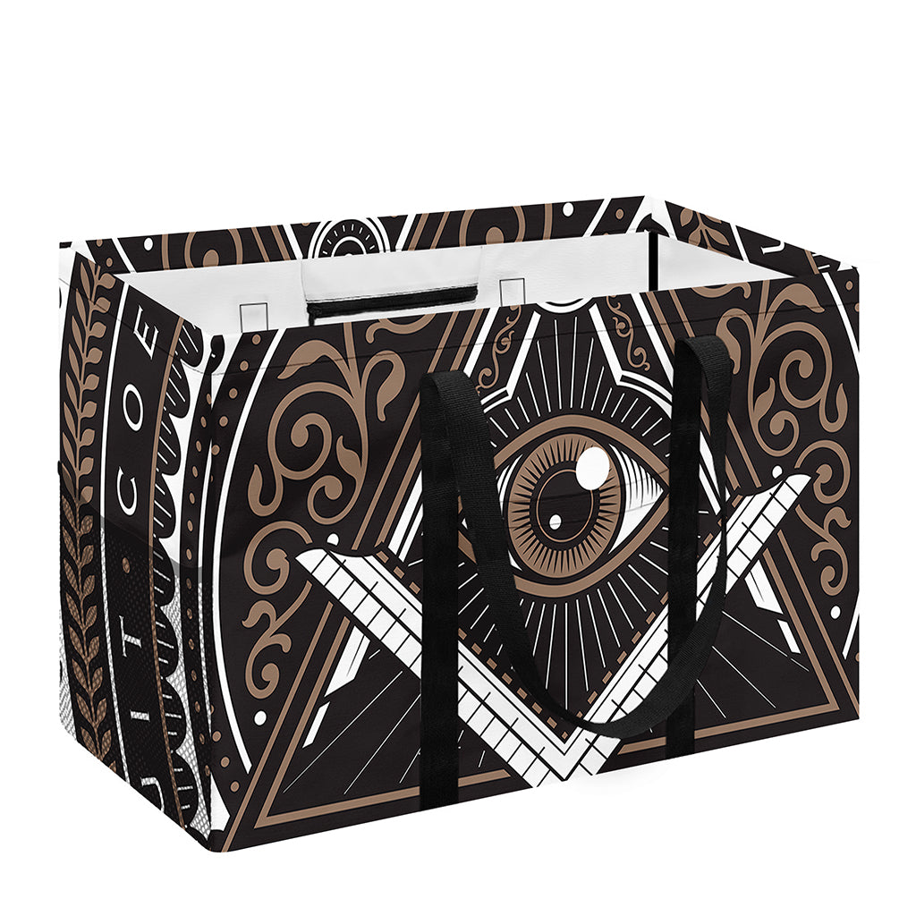 All Seeing Eye Symbol Print Utility Tote Bag