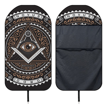 All Seeing Eye Symbol Print Waterproof Car Seat Cover