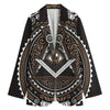 All Seeing Eye Symbol Print Women's Blazer