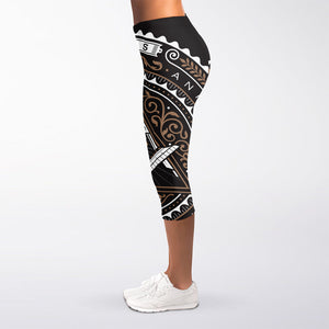 All Seeing Eye Symbol Print Women's Capri Leggings