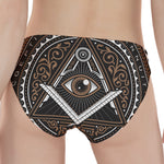 All Seeing Eye Symbol Print Women's Panties