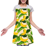 Aloha Banana Pattern Print Adjustable Apron