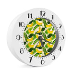Aloha Banana Pattern Print Alarm Clock