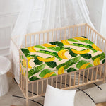 Aloha Banana Pattern Print Baby Crib Sheet