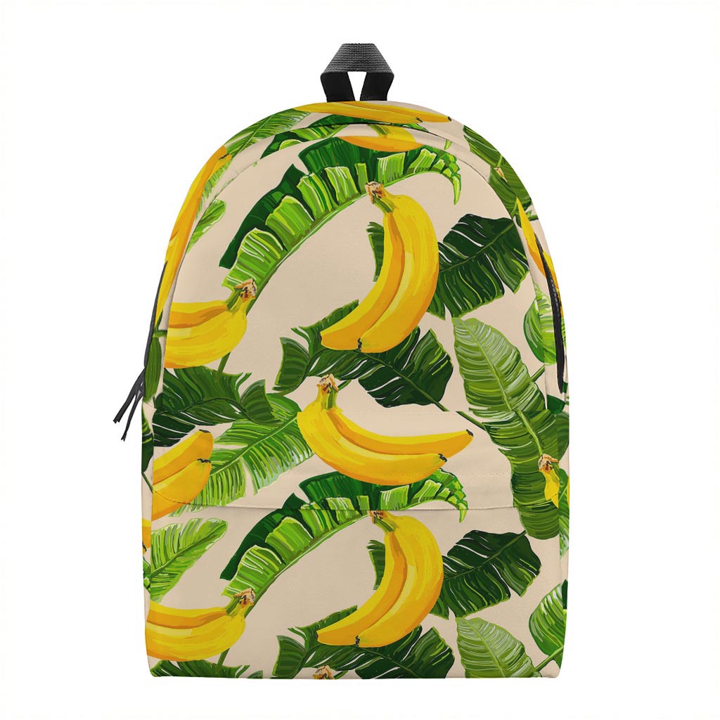 Aloha Banana Pattern Print Backpack