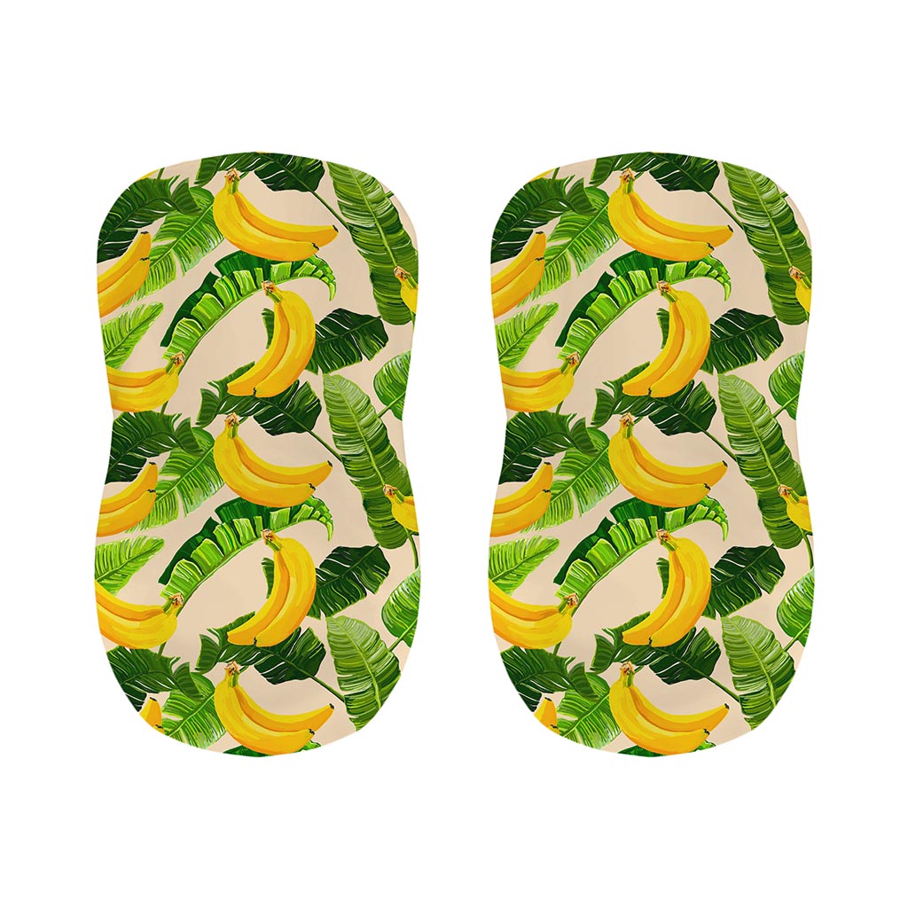 Aloha Banana Pattern Print Bar Stool Covers