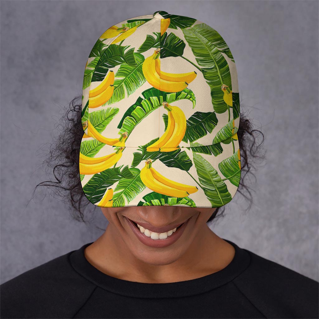 Aloha Banana Pattern Print Baseball Cap