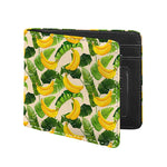 Aloha Banana Pattern Print Bifold Wallet