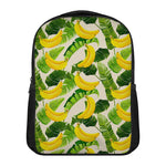 Aloha Banana Pattern Print Casual Backpack