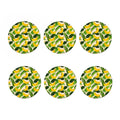 Aloha Banana Pattern Print Coaster Set