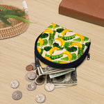 Aloha Banana Pattern Print Coin Purse