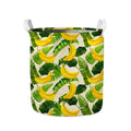Aloha Banana Pattern Print Collapsible Laundry Basket