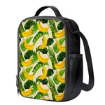 Aloha Banana Pattern Print Crossbody Lunch Bag