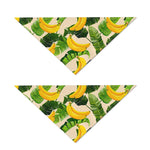 Aloha Banana Pattern Print Dog Bandana