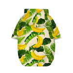 Aloha Banana Pattern Print Dog Zip Up Hoodie
