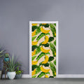 Aloha Banana Pattern Print Door Sticker