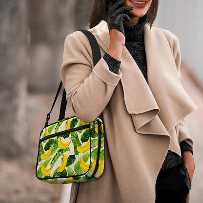Aloha Banana Pattern Print Double Strap Bible Bag