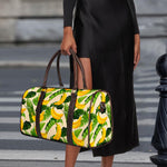 Aloha Banana Pattern Print Duffle Bag