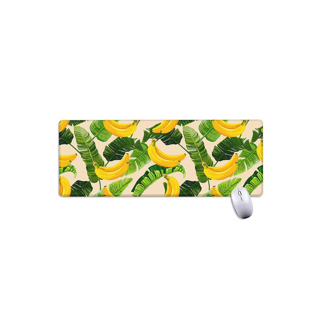 Aloha Banana Pattern Print Extended Mouse Pad