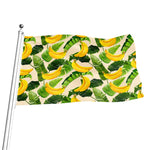 Aloha Banana Pattern Print Flag