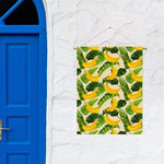Aloha Banana Pattern Print Garden Flag