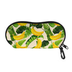 Aloha Banana Pattern Print Glasses Case