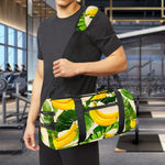 Aloha Banana Pattern Print Gym Bag