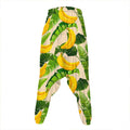 Aloha Banana Pattern Print Hammer Pants