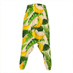 Aloha Banana Pattern Print Hammer Pants