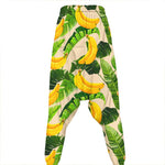 Aloha Banana Pattern Print Hammer Pants