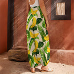 Aloha Banana Pattern Print Harem Pants