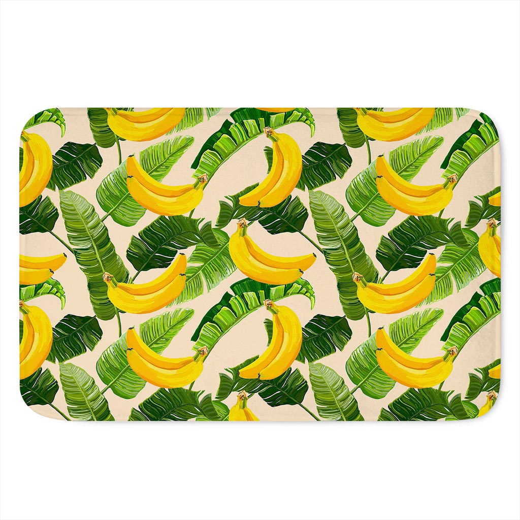 Aloha Banana Pattern Print Indoor Door Mat