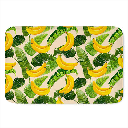 Aloha Banana Pattern Print Indoor Door Mat