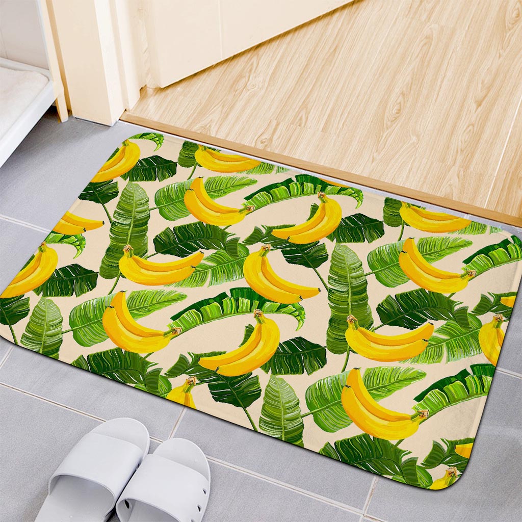 Aloha Banana Pattern Print Indoor Door Mat