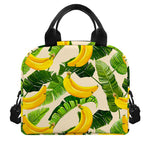 Aloha Banana Pattern Print Insulated Lunch Bag