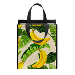 Aloha Banana Pattern Print Insulated Lunch Tote