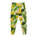 Aloha Banana Pattern Print Jogger Pants