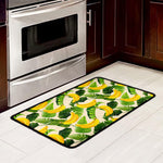 Aloha Banana Pattern Print Kitchen Mat