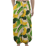 Aloha Banana Pattern Print Lantern Pants