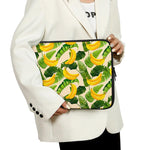 Aloha Banana Pattern Print Laptop Sleeve