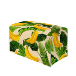 Aloha Banana Pattern Print Leather Tissue Box Cover