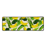Aloha Banana Pattern Print Long Kitchen Mat