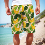 Aloha Banana Pattern Print Men's Cargo Shorts