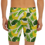 Aloha Banana Pattern Print Men's Long Boxer Briefs