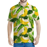 Aloha Banana Pattern Print Men's Polo Shirt