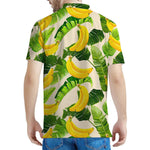 Aloha Banana Pattern Print Men's Polo Shirt