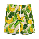 Aloha Banana Pattern Print Men's Sports Shorts