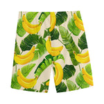 Aloha Banana Pattern Print Men's Sports Shorts