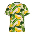 Aloha Banana Pattern Print Men's Athletic T-Shirt